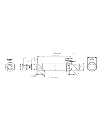 WSSC.M.20.10 ISO 6432 Alüminyum...