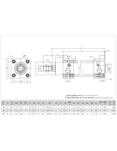 WXC.YY.50.400 ISO 15552 Komple...