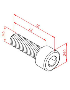 m6x12 İmbus Cıvata