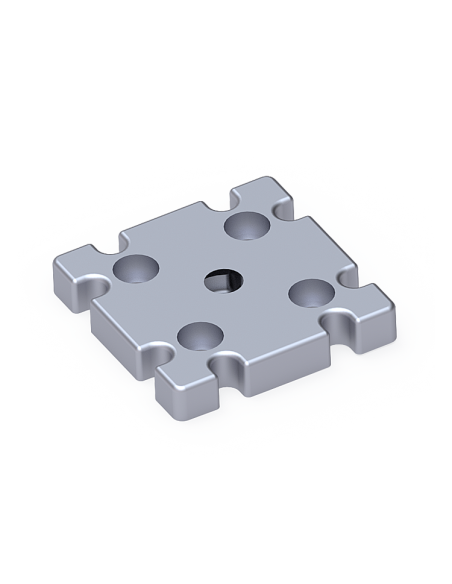 80x80 Ayak Bağlantı Parçası, M12