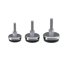 M10x50 Krom Kaplı Kauçuk Ayak