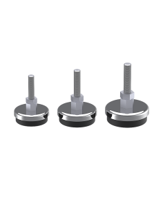 M12x100 Krom Kaplı Kauçuk Ayak