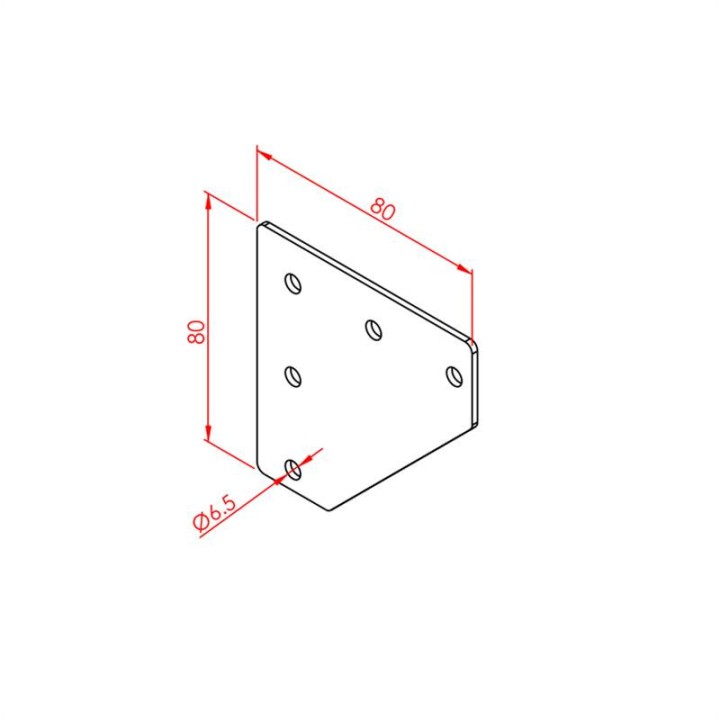 30x30 İki Yönlü Bağlantı Sacı