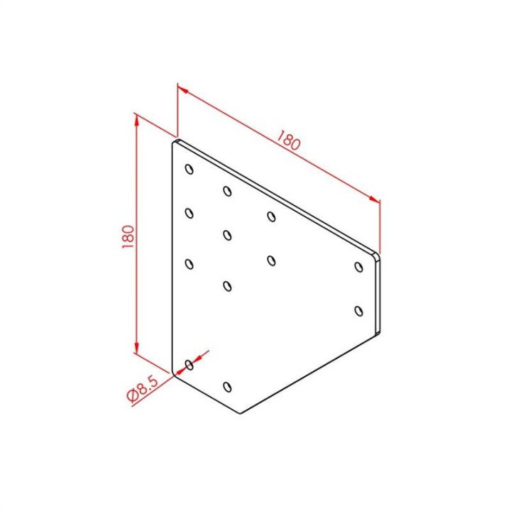 45x90 İki Yönlü Bağlantı Sacı