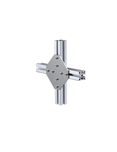 40x40 Dört Yönlü Bağlantı Sacı