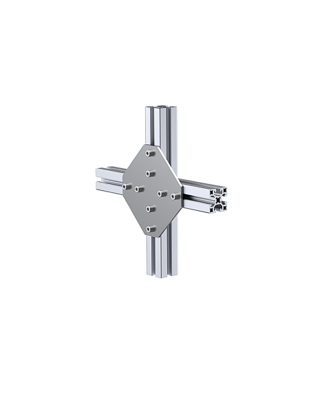 40x40 Dört Yönlü Bağlantı Sacı