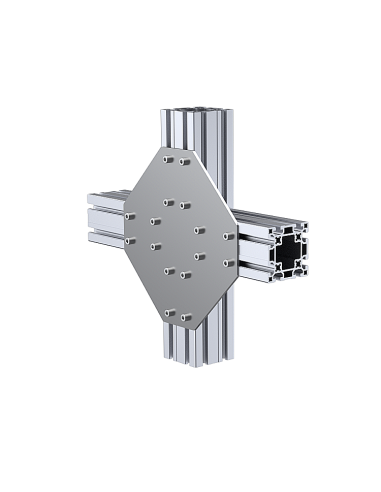 80x80 Dört Yönlü Bağlantı Sacı