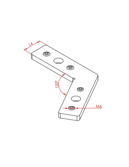 30x30, 120 Dereceli Bağlantı Parçası, Kanal:8
