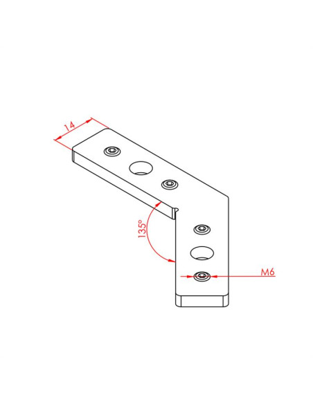 30x30, 135 Dereceli Bağlantı Parçası, Kanal:8