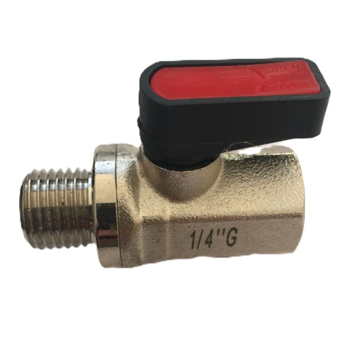631014, 1/4" Dişi-Erkek Mini Küresel Vana