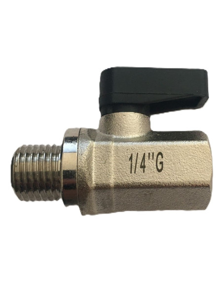 631014, 1/4" Dişi-Erkek Mini Küresel Vana