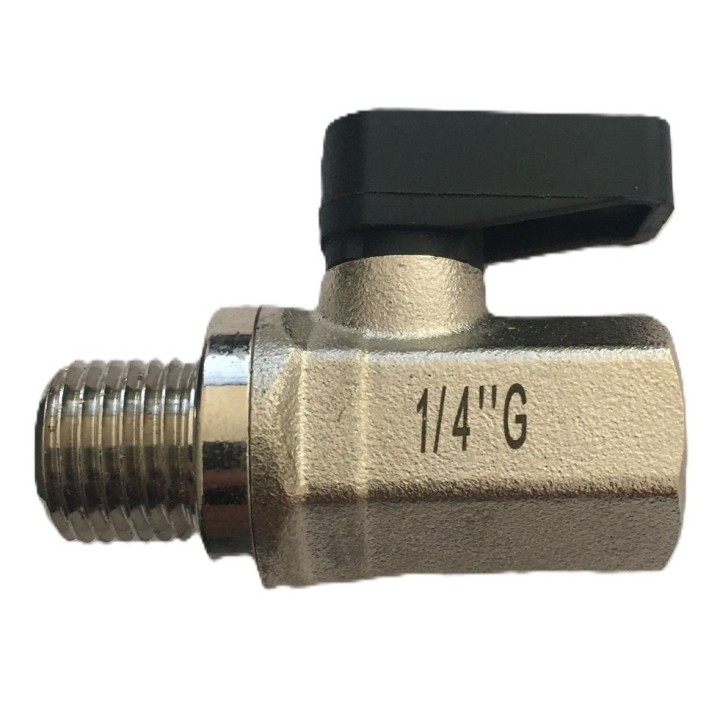 631014, 1/4" Dişi-Erkek Mini Küresel Vana