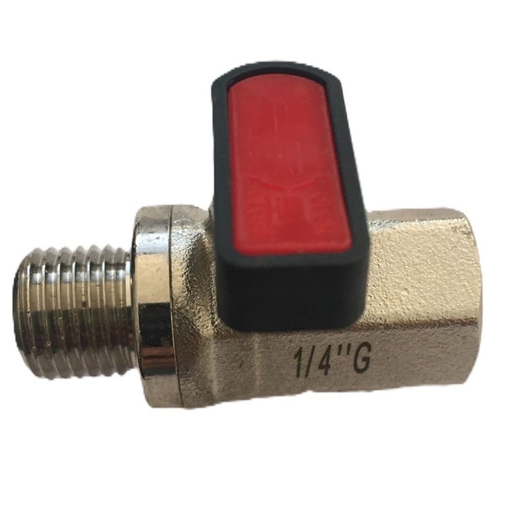 631014, 1/4" Dişi-Erkek Mini Küresel Vana