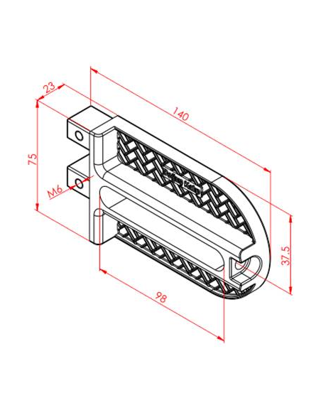 23x75 Konveyör Gergi Plakası Takımı
