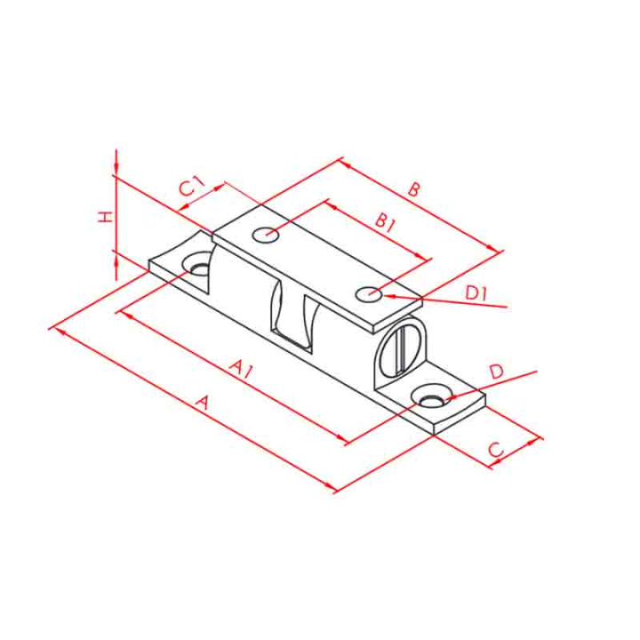 Bilyalı Çıtçıt Takım (Kilit + Bağlantı Sacı) 60mm