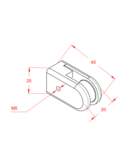 Plexi Tutucu Metal Tekli