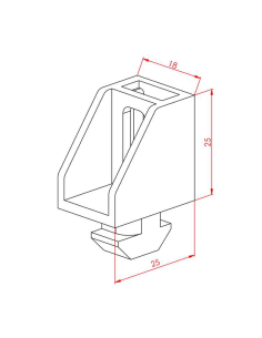 Somunlu plexi Tutucu, K10