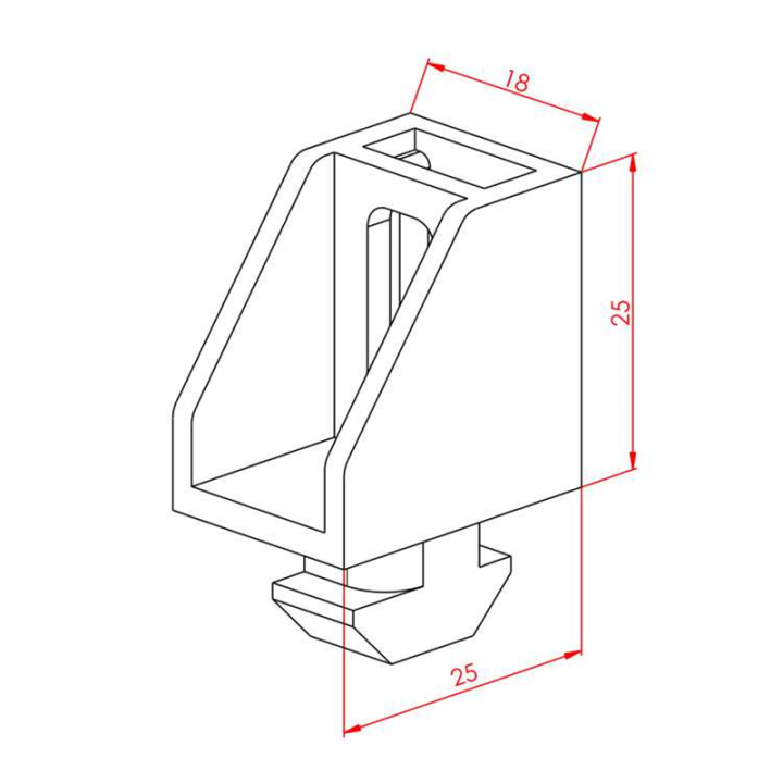 Somunlu plexi Tutucu, K10