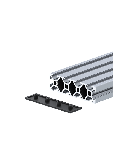 20x80 Profil Kapağı Siyah