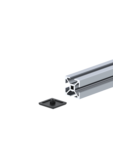 25x25 Profil Kapağı Siyah