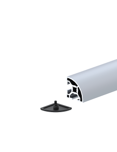 30x30 Radiuslu Profil Kapağı Siyah 2