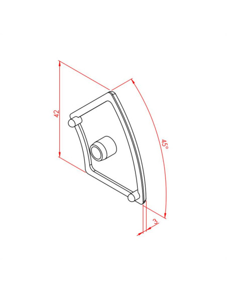30x45 Dereceli Profil Kapağı Siyah