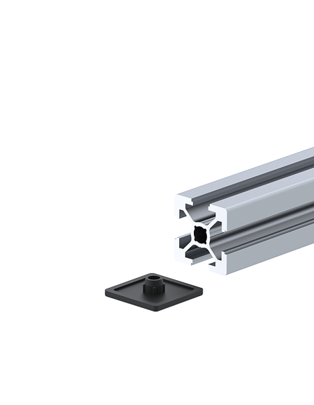 35x35 Profil Kapağı Siyah