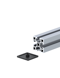 40x40 Kanal8 Profil Kapağı Siyah 2