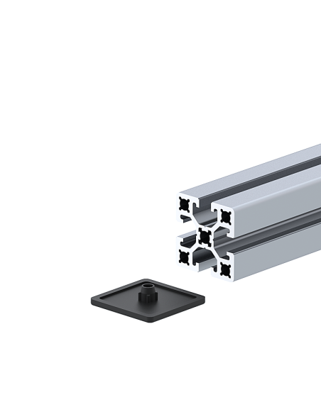 40x40 Kanal8 Profil Kapağı Siyah