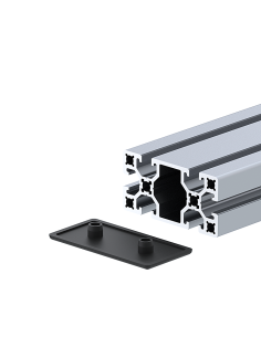 40x80 Kanal 10 Profil Kapağı Siyah