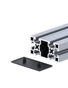 50x100 Profil Kapağı Siyah
