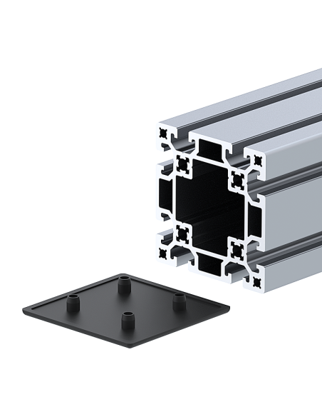 80x80 Profil Kapağı Siyah