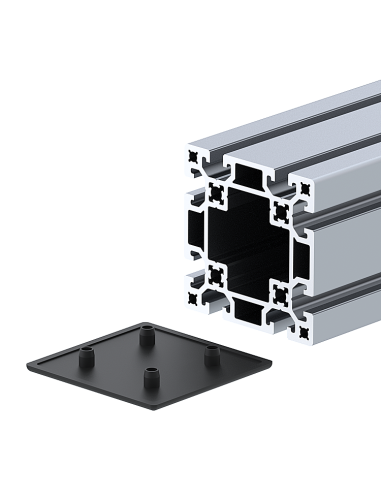 80x80 Profil Kapağı Siyah