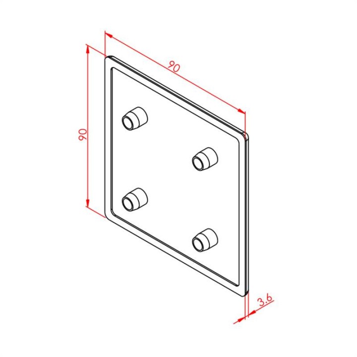 90x90 Profil Kapağı Siyah
