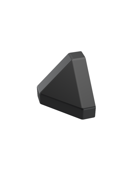 40x40 Üçgen Köşe Bağlantı Kapağı Siyah