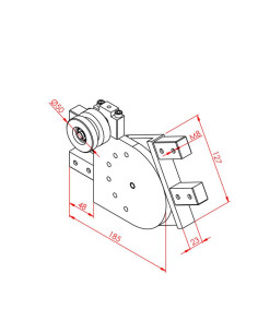 23x127 Elevatör İç Rulo Bağlantı Parçası