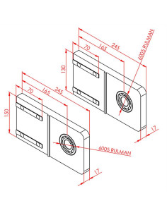 25x150 Modüler Konveyör Plakası, Sağ