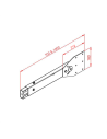 23x127 Dereceli Metal Ayak - Küçük
