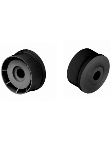 Plastik Rulo Başlığı Ø50 x 1.5mm (Siyah)