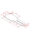 Dikey Reflektör Bağlantı Sacı 3 mm