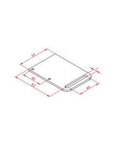 Yatay Reflektör Bağlantı Sacı 3 mm