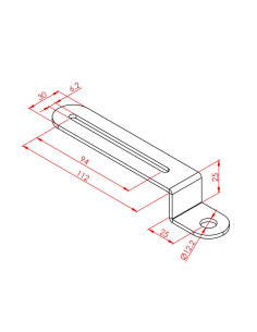 Ø12 S Sensör Bağlantı Sacı 3 mm
