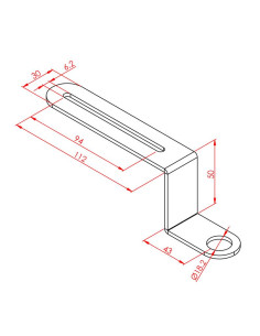 Ø18 S Sensör Bağlantı Sacı 3 mm