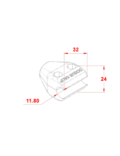 Tekli Mil Tutucu Ø12