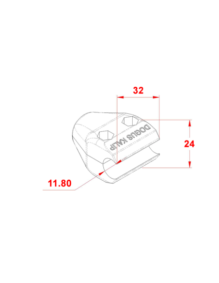 Tekli Mil Tutucu Ø12