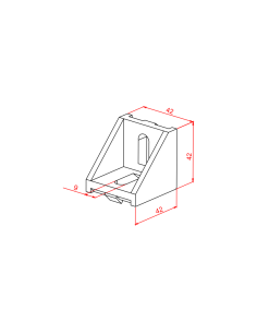 45x45 Geniş Köşe Bağlantı,...
