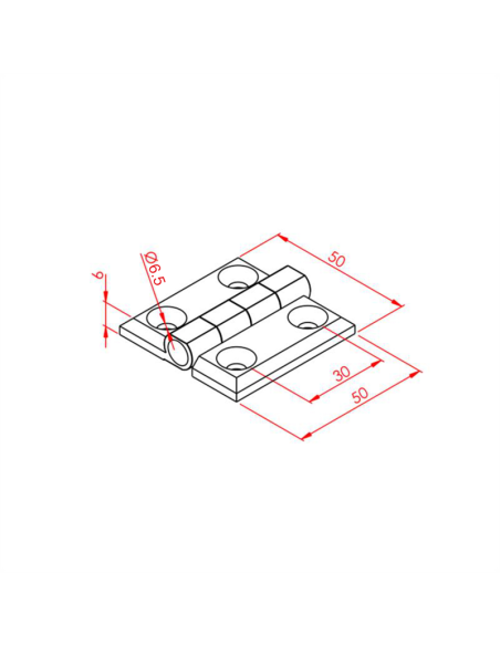 30x30 Menteşe Metal