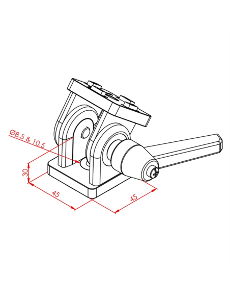 45x45 Hareketli Mafsal