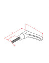 Sustalı Kol M10x60