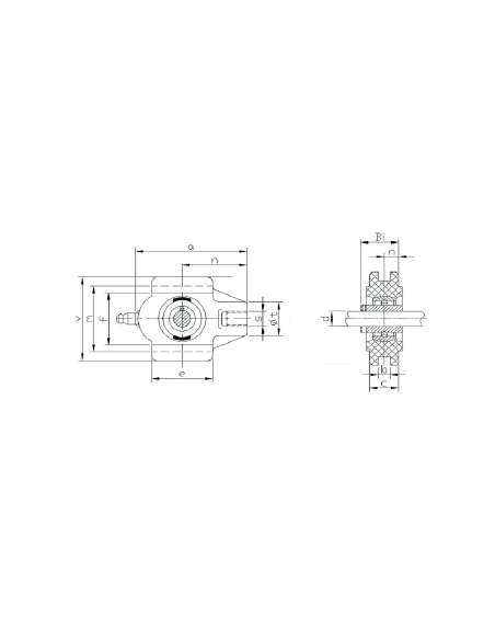 SUCT 202 Paslanmaz Gergi Yataklı Plastik Yatak